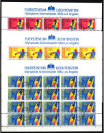 Liechtenstein 846-848 Gestempelt Kleinbogensatz Mit Ersttagsstempel #IH775 - Andere & Zonder Classificatie