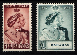 Bahamas 153-154 Postfrisch König Georg VI. Und Königin Elisabeth #IQ720 - Bahama's (1973-...)