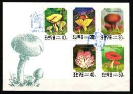 Korea 3186-3190 Postfrisch Brief Pflanzen Pilze Und Beeren #IQ757 - Korea (Nord-)