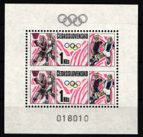Tschechoslowakei Block 74 Mit 2941 DO/DU Postfrisch Olympia 1988 #IQ727 - Sonstige & Ohne Zuordnung