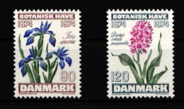 Dänemark 575-576 Postfrisch Blumen Blaue Iris Und Purpur Knabenkraut #IR236 - Altri & Non Classificati