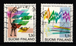 Finnland 924-925 Gestempelt Weltkommunikationsjahr #IQ854 - Andere & Zonder Classificatie