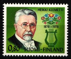 Finnland 783 Postfrisch 100. Geburtstag Von Heikki Klemetti #IR376 - Other & Unclassified