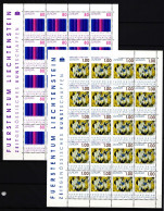 Liechtenstein 1054 Und 1055 Postfrisch Kleinbogensatz / Kunst #HQ788 - Andere & Zonder Classificatie