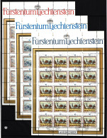 Liechtenstein 821-823 Gestempelt Kleinbogensatz Mit Ersttagsstempel #IH759 - Sonstige & Ohne Zuordnung