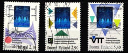 Finnland 1175-1177 Gestempelt Technologie 150 Jahre Finnische Patente #IQ914 - Autres & Non Classés