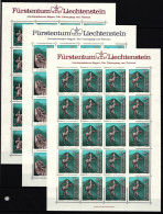 Liechtenstein 843-845 Postfrisch Kleinbogensatz #IH773 - Other & Unclassified