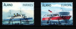 Aland 312-313 Gestempelt Schifffahrt Fährschiffe #IR149 - Ålandinseln