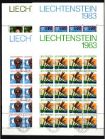 Liechtenstein 824-827 Gestempelt Kleinbogensatz Mit Ersttagsstempel #IH760 - Other & Unclassified