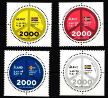 Aland 164-167 Postfrisch Jahrtausendwechsel #IR169 - Ålandinseln
