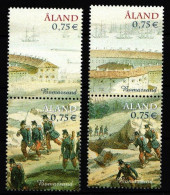 Aland 236-239 Postfrisch 150. Jahre Zerstörung Festung Bomarsund #IR182 - Ålandinseln