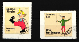 Dänemark 1596-1597 Postfrisch Ersttagsstempel Kinderbücher #IQ542 - Sonstige & Ohne Zuordnung
