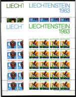 Liechtenstein 824-827 Postfrisch Kleinbogensatz #IH761 - Autres & Non Classés