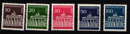 Berlin 286-290 Postfrisch Rollenmarken Mit Nr. #IQ554 - Altri & Non Classificati