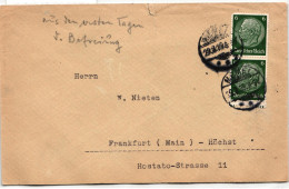 Deutsches Reich 516 Auf Brief Portogerechter Memelbrief #IV829 - Andere & Zonder Classificatie