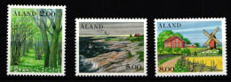 Aland 11-13 Postfrisch Landschaften #IR057 - Ålandinseln