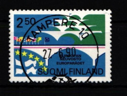 Finnland 1093 Gestempelt 40 Jahre Europarat #IQ892 - Other & Unclassified