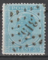 N° 18 Lp. 315 Roulers - 1865-1866 Linksprofil
