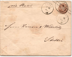Preußen U 28 B Als Ganzsache Gelaufen #IV959 - Postal  Stationery