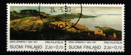 Finnland 1200-1201 Gestempelt Paar Gemälde Förderung Der Philatelie #IQ921 - Autres & Non Classés