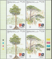 Malaysia 2024-5 50th China Diplomatic Relations MNH (pair, Color, Logo) Flora Tree Mountain Joint Issue - Malesia (1964-...)