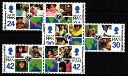 Großbritannien Isle Of Man 695-700 Postfrisch 3 Paare #IP664 - Autres & Non Classés