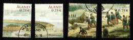 Aland 236-239 Gestempelt 150. Jahre Zerstörung Festung Bomarsund #IR215 - Ålandinseln