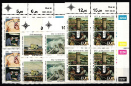 Südafrika 818-821 Postfrisch Als Viererblocks Mit Eckrand #JO507 - Autres & Non Classés