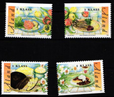 Aland 203-206 Postfrisch Åländische Speisen #IR172 - Ålandinseln