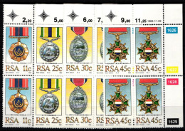 Südafrika 661-664 Postfrisch Als Viererblock Mit Eckrand #JO464 - Sonstige & Ohne Zuordnung