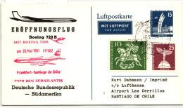 Berlin PP 19/24 Privatganzsache Eröffnungsflug Boing 720 #IV900 - Other & Unclassified