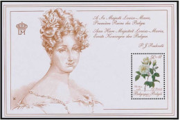 1988 Bloc 63 - Majesté Louise Marie, Rose De Redouté  - MNH - 1961-2001