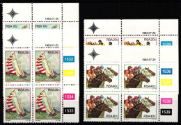 Südafrika 634-637 Postfrisch Als Viererblock Mit Eckrand #JO427 - Autres & Non Classés