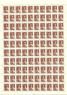 Sowjetunion 1334 Postfrisch Im Kompletten 100er Bogen #IW945 - Autres & Non Classés