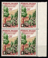 Madagaskar 461 Postfrisch Vierereinheit #KA226 - Madagaskar (1960-...)
