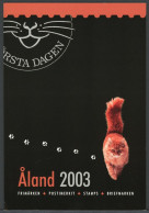 Aland Jahresmappe 2003 Incl. 2 MH Postfrisch Komplett #JI878 - Ålandinseln