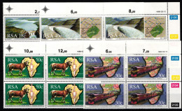Südafrika 789-792 Postfrisch Als Viererblocks Mit Eckrand #JO499 - Andere & Zonder Classificatie