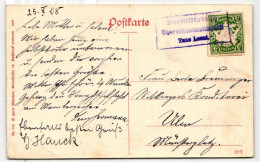 Bayern 61 Auf Postkarte Portogerecht #JX880 - Lettres & Documents