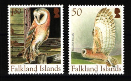 Falklandinseln 917 Und 918 Postfrisch Eule #JH672 - Falklandinseln