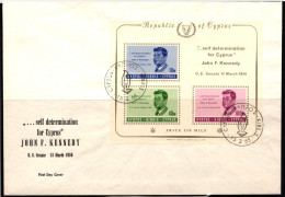 Zypern Block 3 Gestempelt Als FDC/ Ersttagsbrief #JI990 - Used Stamps