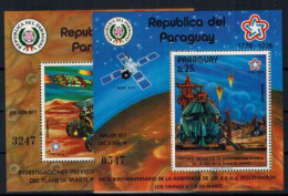 Paraguay Block 294 + 295 200 Jahre USA Raumfahrt Postfrisch MNH Kat.-Wert 60,00 - Paraguay