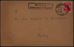 Deutsches Reich Brief Landpoststempel Nieby Süderbrarap Schleswig Flensburg - Lettres & Documents