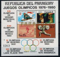 Paraguay Flugpost Olympia Block 316 Sport Olympische Spiele 1976-1980 Postfrisch - Paraguay