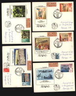 UDSSR Sowjetunion 5 Stück R- Brief Motiv Post Postgeschichte Postautomation - Covers & Documents
