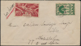 Madagaskar Französische Post Flugpost MIF 361+410 Nach Daressalam - Madagaskar (1960-...)