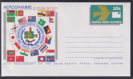 Papua Neuguinea New Guinea Ganzsache Aerogramm Posttraining Postal Stationery - Papua-Neuguinea