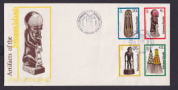 Solomon Inseln Brief Artefakte Masken 1978 - Solomoneilanden (1978-...)