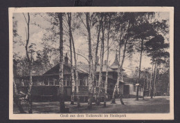 Ansichtskarte Dresden Sachsen Volkswohl Heidpark Gastronomie Verlag Erich Rothe - Autres & Non Classés