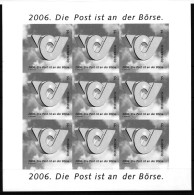Österreich 2600 Postfrisch Als Schwarzdruck-Kleinbogen #JI823 - Sonstige & Ohne Zuordnung