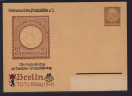 Deutsches Reich Brief Privatganzsache Hindenburg Philatelie Berlin 1940 - Cartas & Documentos